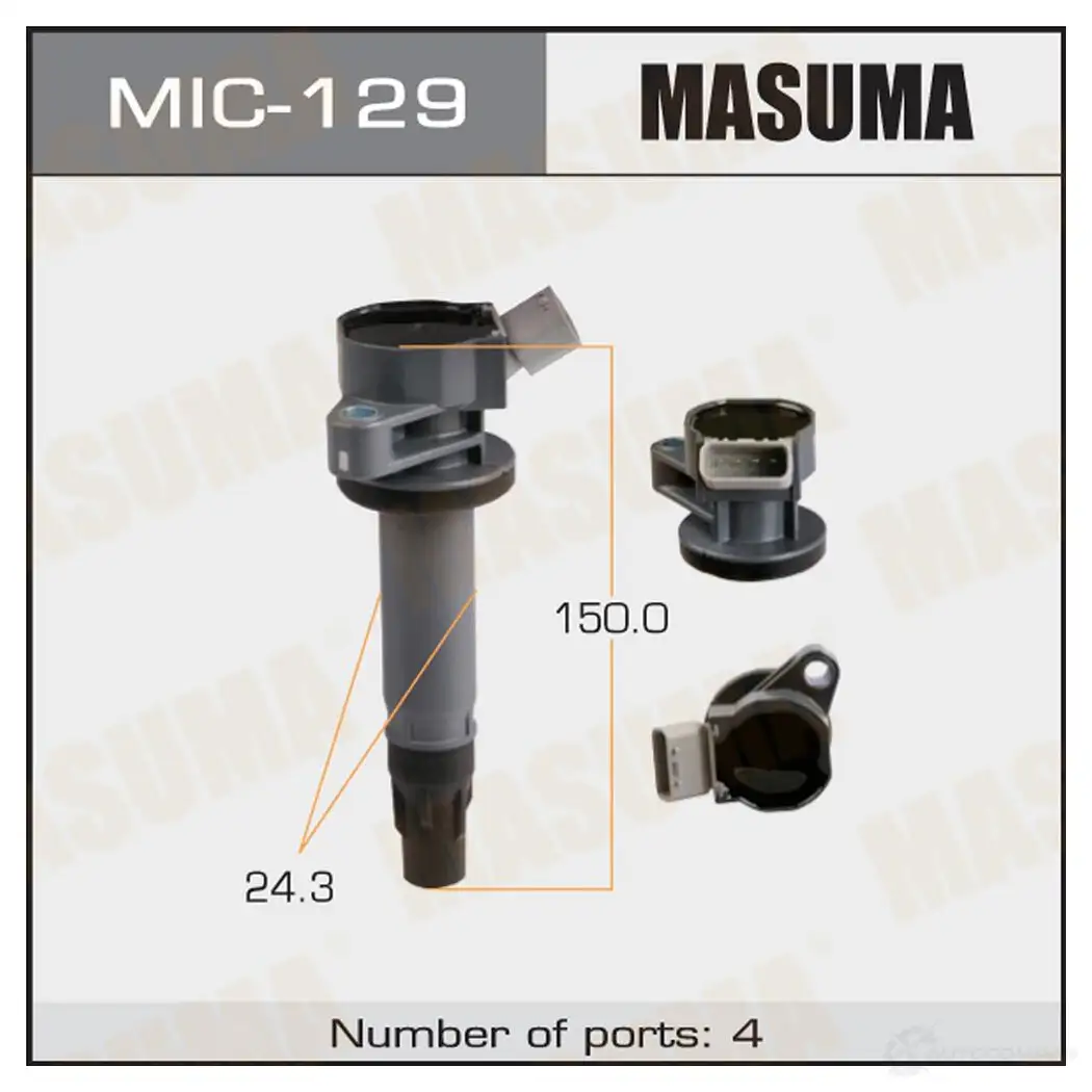 Катушка зажигания MASUMA MIC-129 1422887640 50TB64 X изображение 0