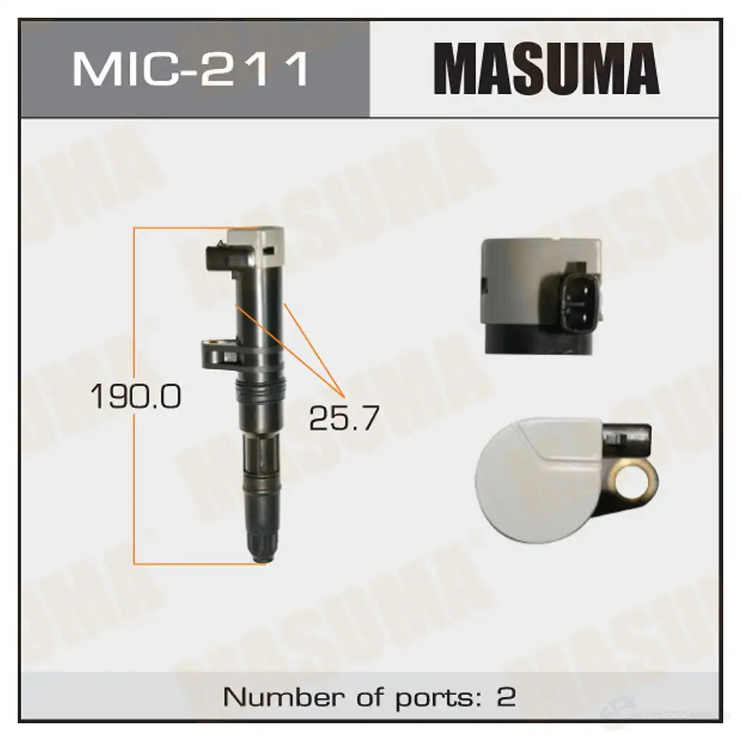 Катушка зажигания MASUMA 1422887618 MIC-211 C A1FL0 изображение 0