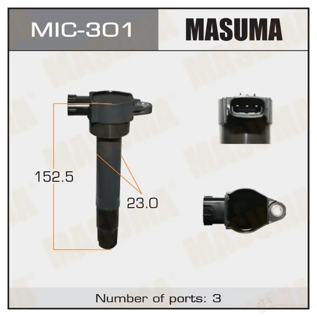 Катушка зажигания MASUMA 5GIF FN 1422887610 MIC-301 изображение 0