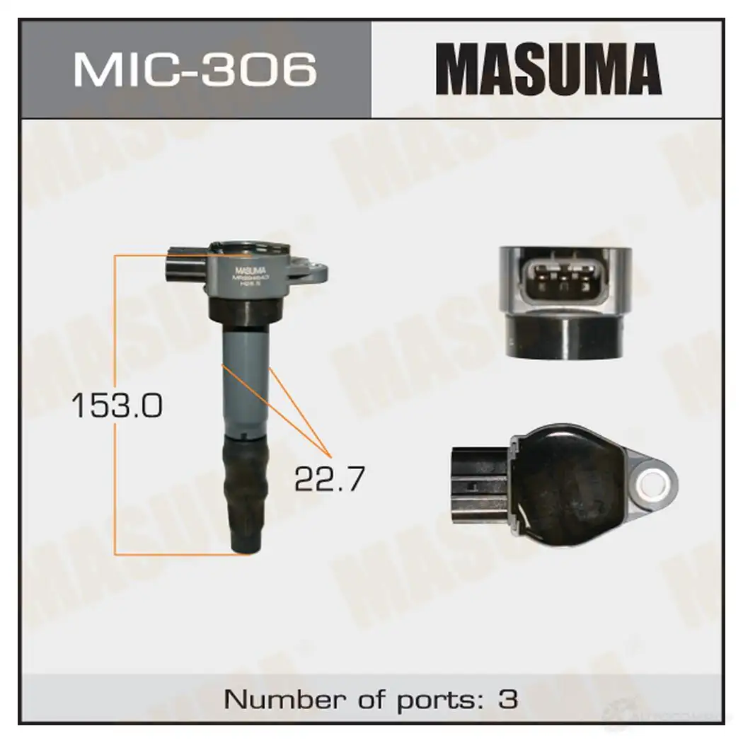 Катушка зажигания MASUMA MIC-306 FYOY AL 1420577713 изображение 0