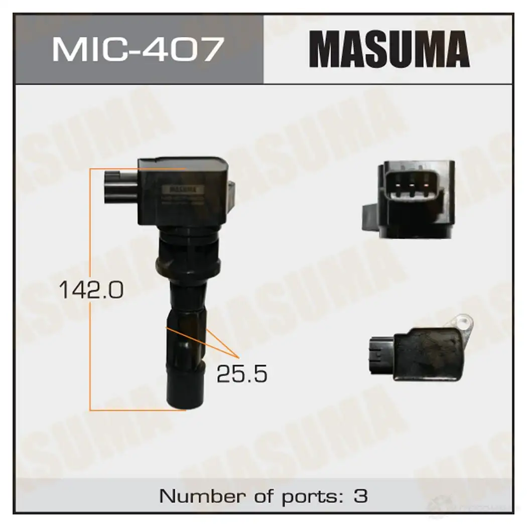 Катушка зажигания MASUMA MIC-407 1422887630 IX UPUGZ изображение 0