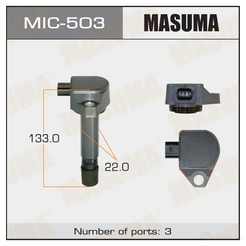 Катушка зажигания MASUMA MIC-503 MAQ Y04 1422887628 изображение 0