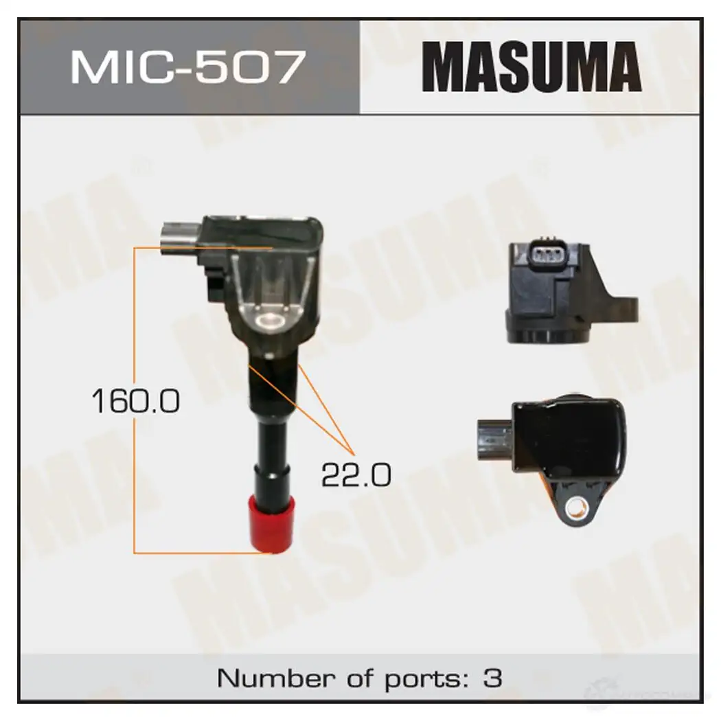 Катушка зажигания MASUMA MIC-507 1420577705 APWAE X1 изображение 0