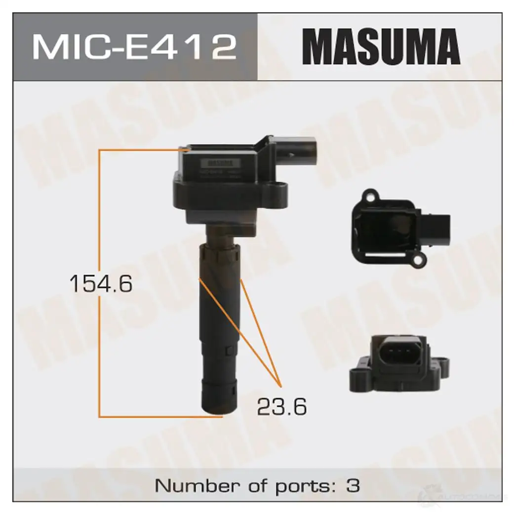 Катушка зажигания MASUMA MIC-E412 1422887573 ZTR Y8MN изображение 0