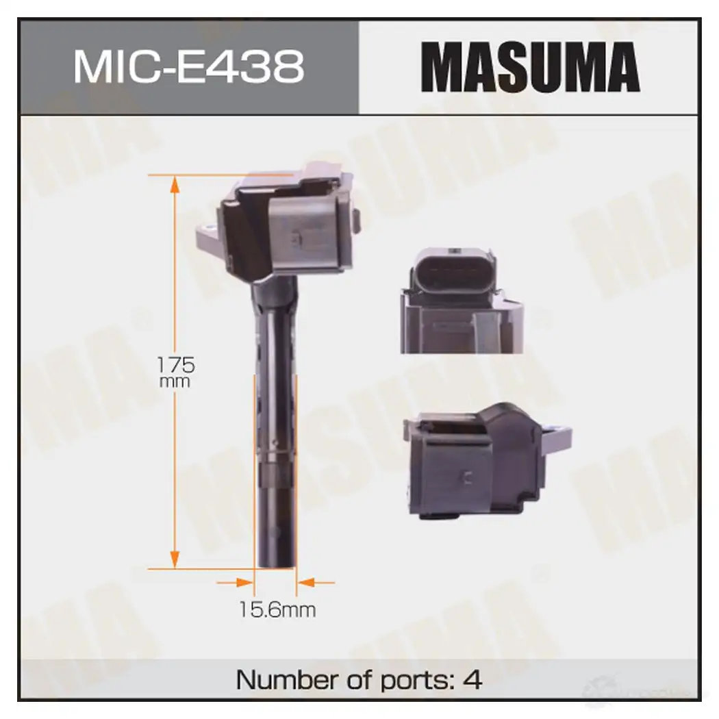 Катушка зажигания MASUMA MIC-E438 4 OKMTQ 1439698346 изображение 0