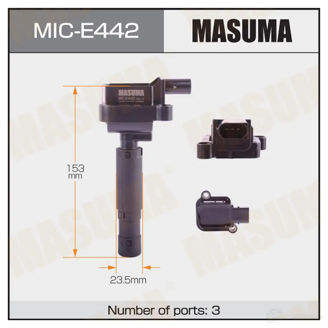 Катушка зажигания MASUMA 7U0 52 1439698348 MIC-E442 изображение 0