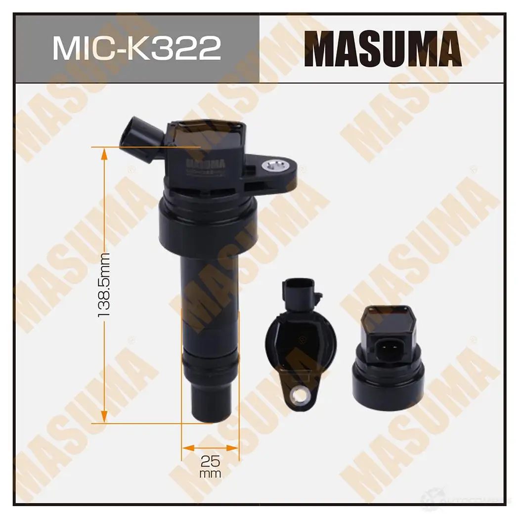 Катушка зажигания MASUMA MIC-K322 1439698353 0S0T A изображение 0