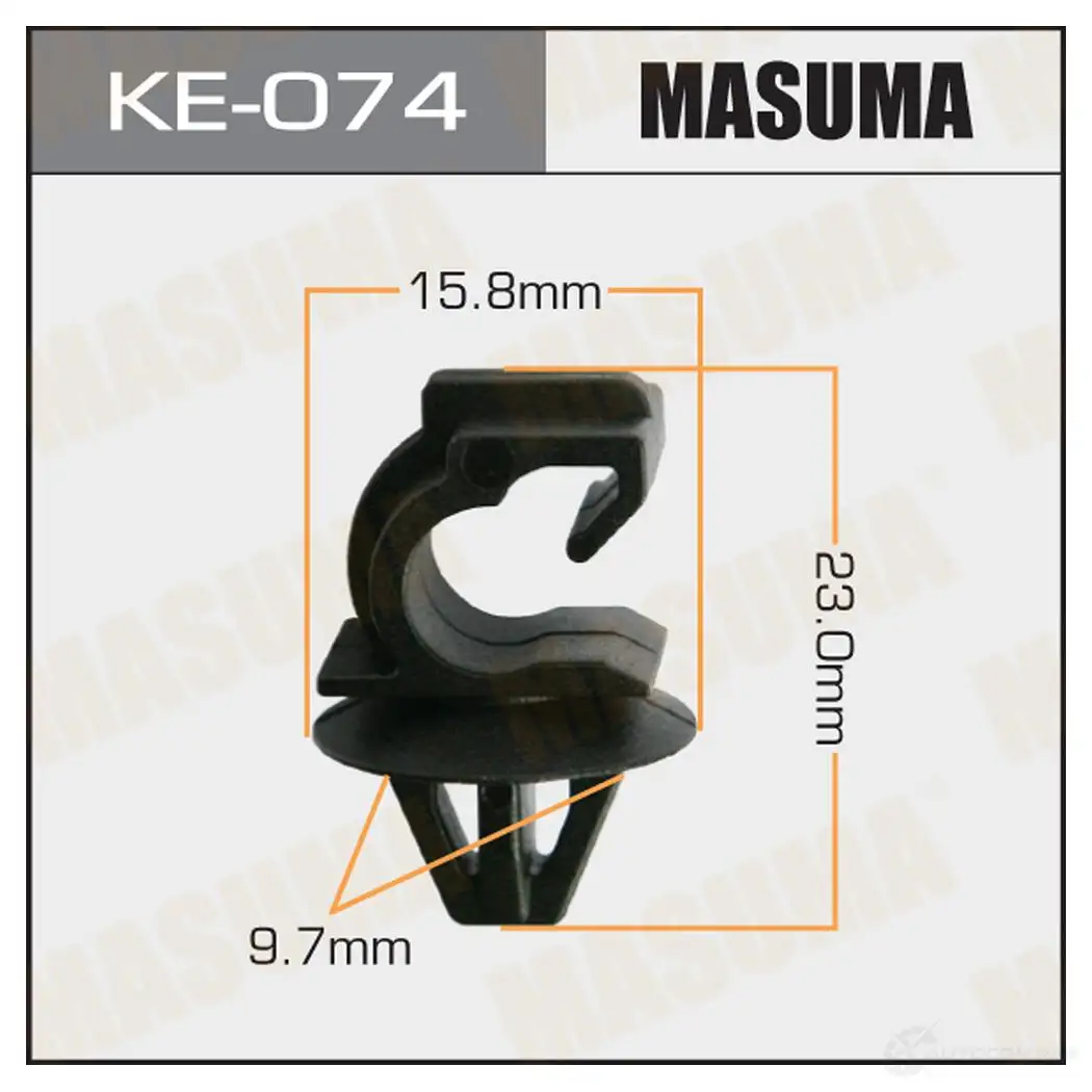 Клипса пластиковая MASUMA KE074 1422887316 FYA 5RN TKU8F