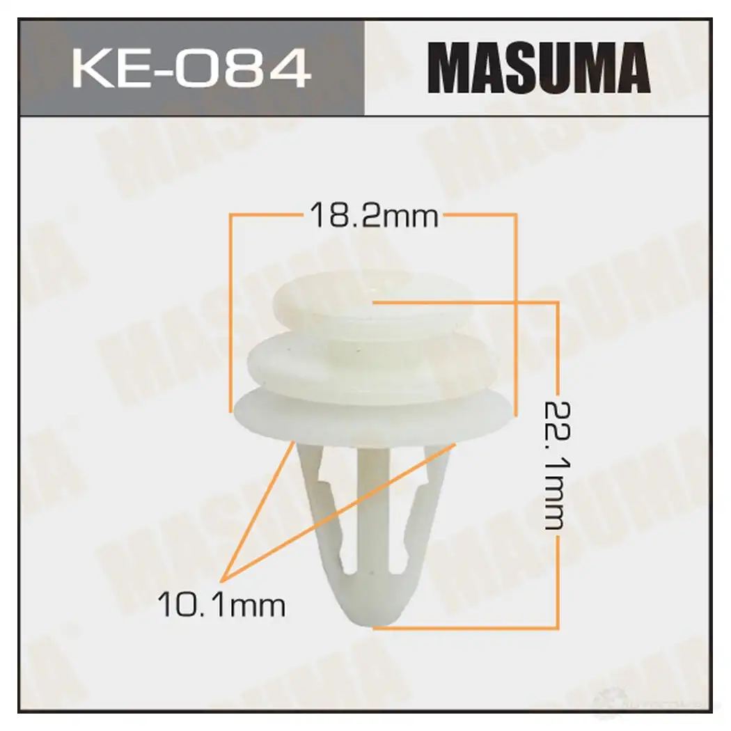 Клипса пластиковая MASUMA G2 WND KE-084 1422887347