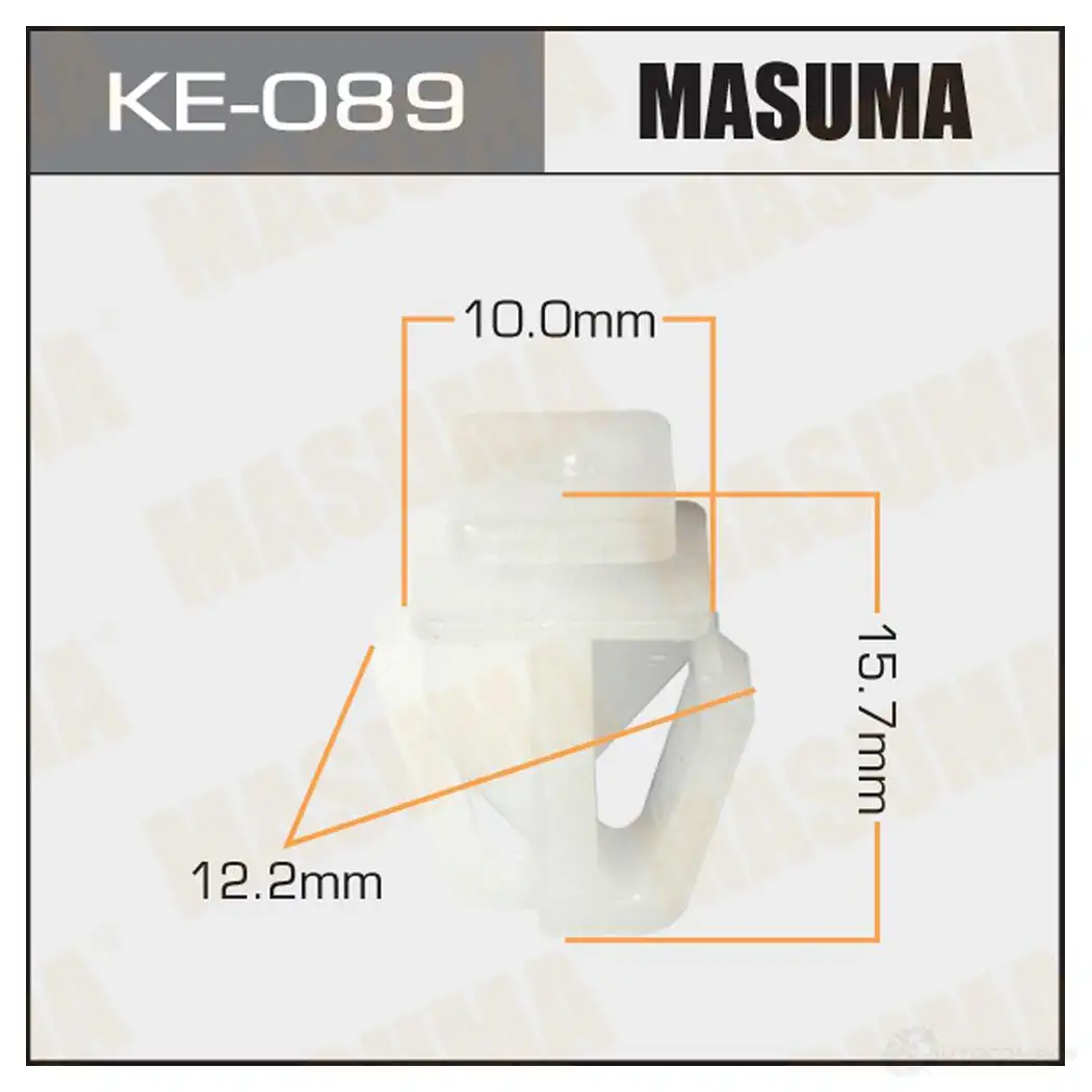 Клипса пластиковая MASUMA 7SO O2XM 1422886819 KE-089