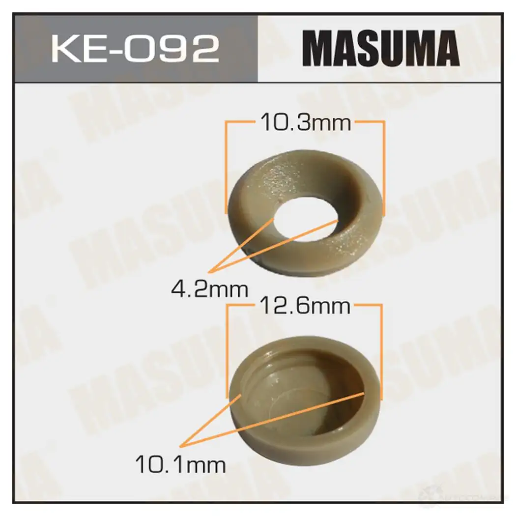 Клипса пластиковая MASUMA KE092 1422887340 GRC7654 QC F2W2O