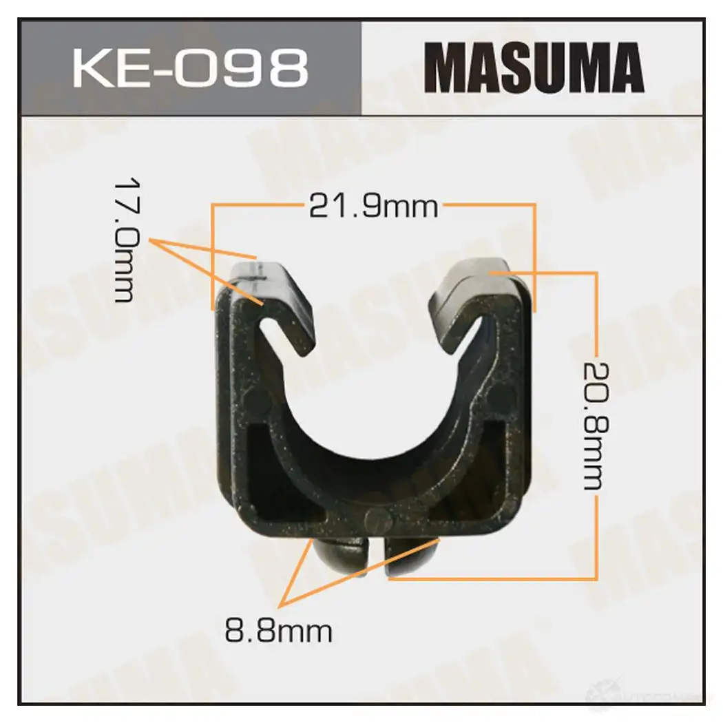 Клипса пластиковая MASUMA KE-098 DJG 7JV0 1422887337