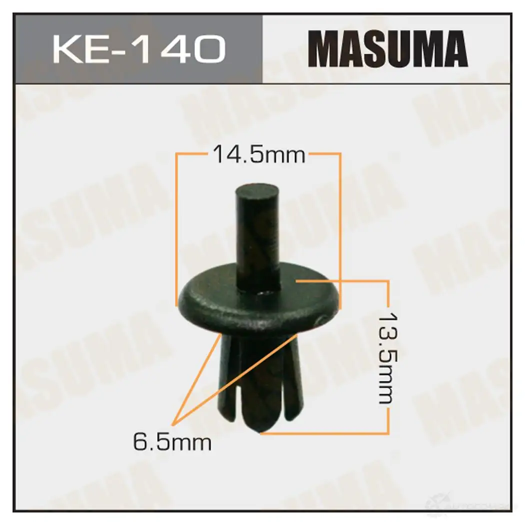 Клипса пластиковая MASUMA 1422886829 KE-140 Q8 142Q3