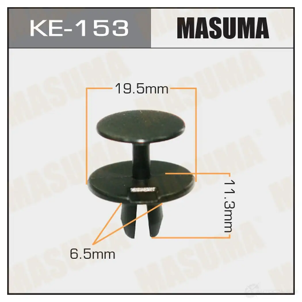 Клипса пластиковая MASUMA 0 WI3HX KE-153 1422886675