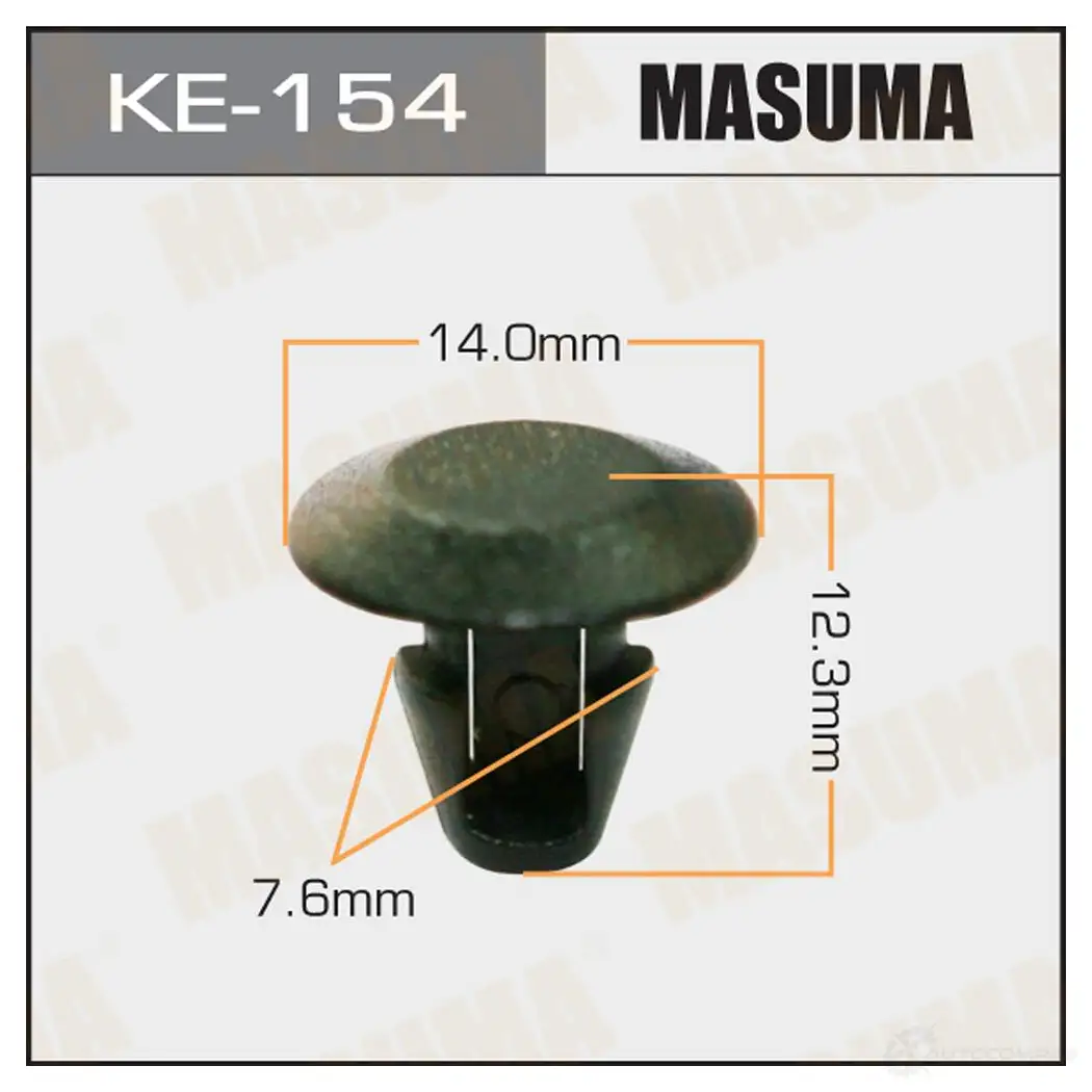 Клипса пластиковая MASUMA KE-154 1422886674 59DRQ T