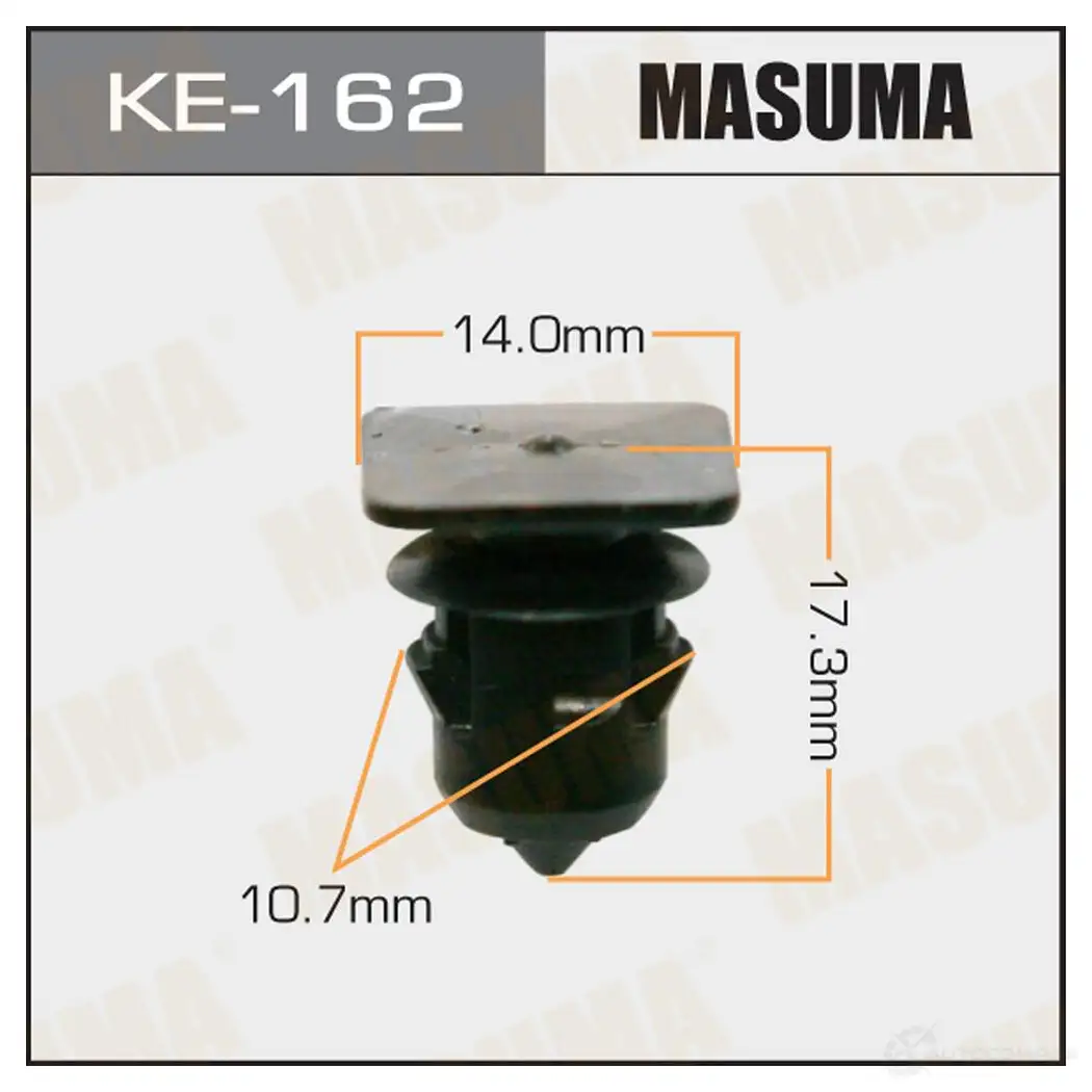 Клипса пластиковая MASUMA KE-162 CDCP N 1422886668