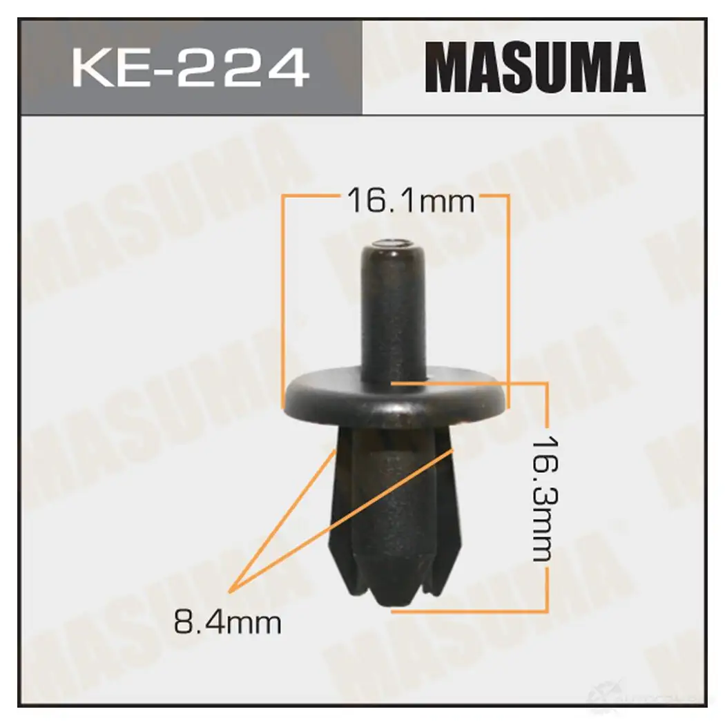 Клипса пластиковая MASUMA KE-224 1422886684 H LD1C5