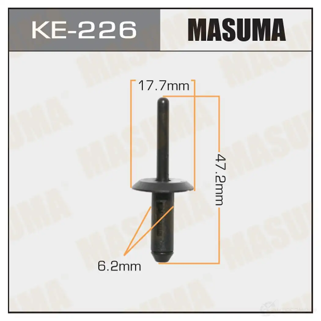 Клипса пластиковая MASUMA KE-226 1422886683 Y CF66