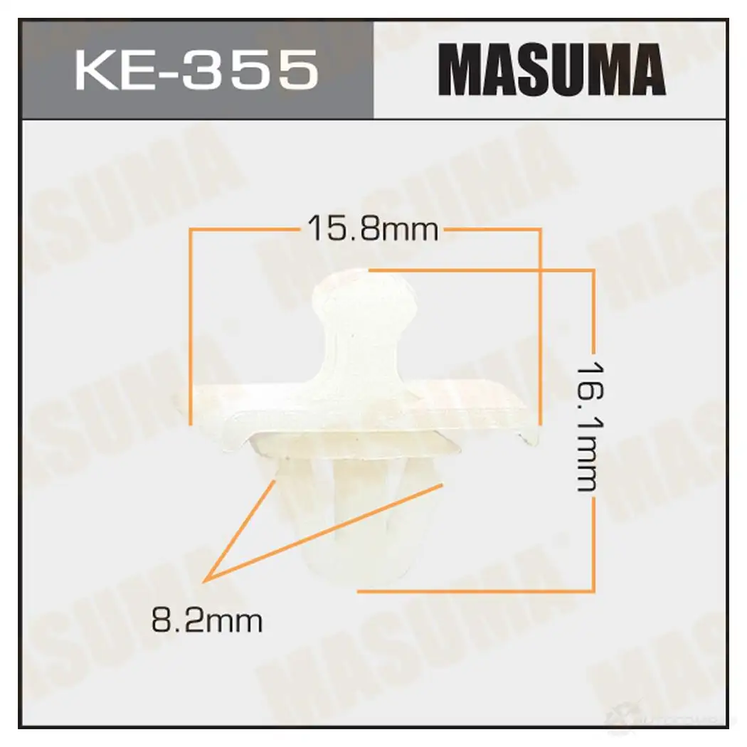 Клипса пластиковая MASUMA KE-355 1422887230 MQ W3Q0