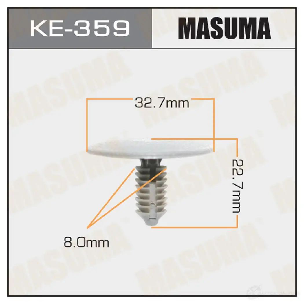Клипса пластиковая MASUMA KE-359 O 1E5NX 1422886763