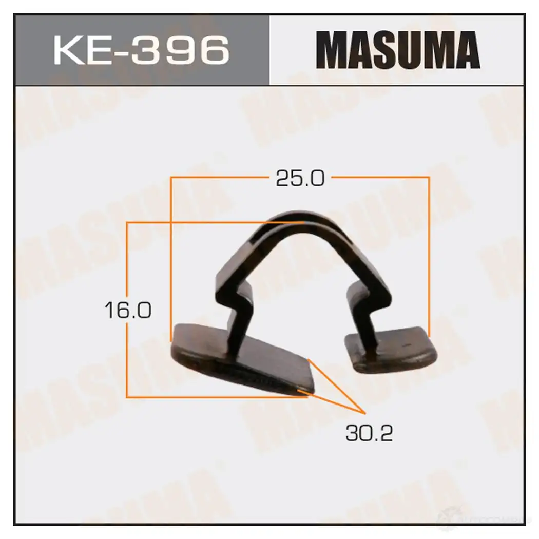 Клипса пластиковая MASUMA 1422886733 FQRYO UO KE-396