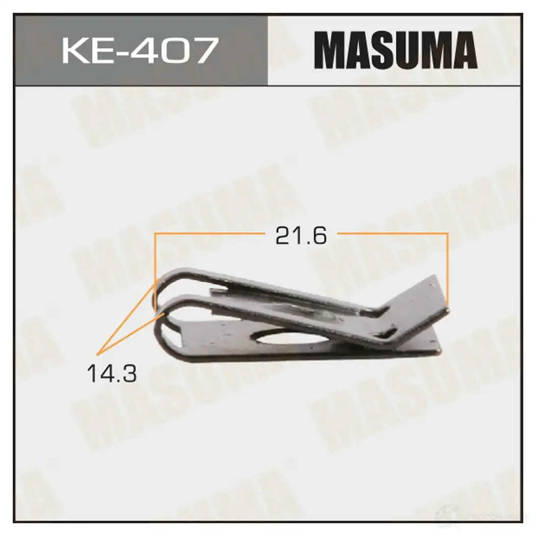 Клипса пластиковая MASUMA KE-407 1422886863 B J6GWZ