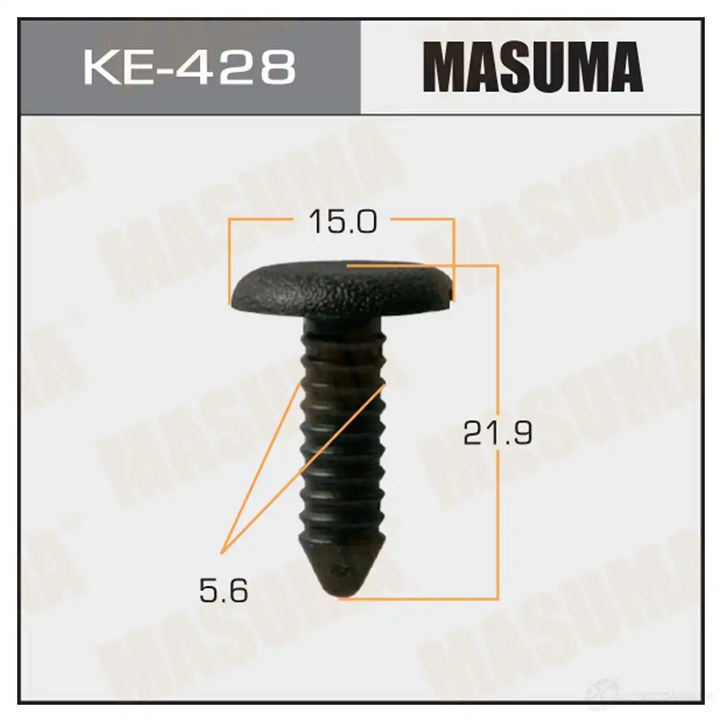 Клипса пластиковая MASUMA GS VCNRP KE-428 1422886883