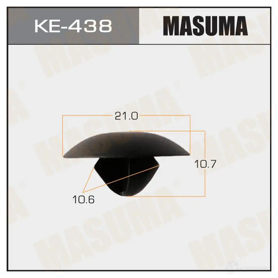Клипса пластиковая MASUMA 88Z UN 1422886993 KE-438