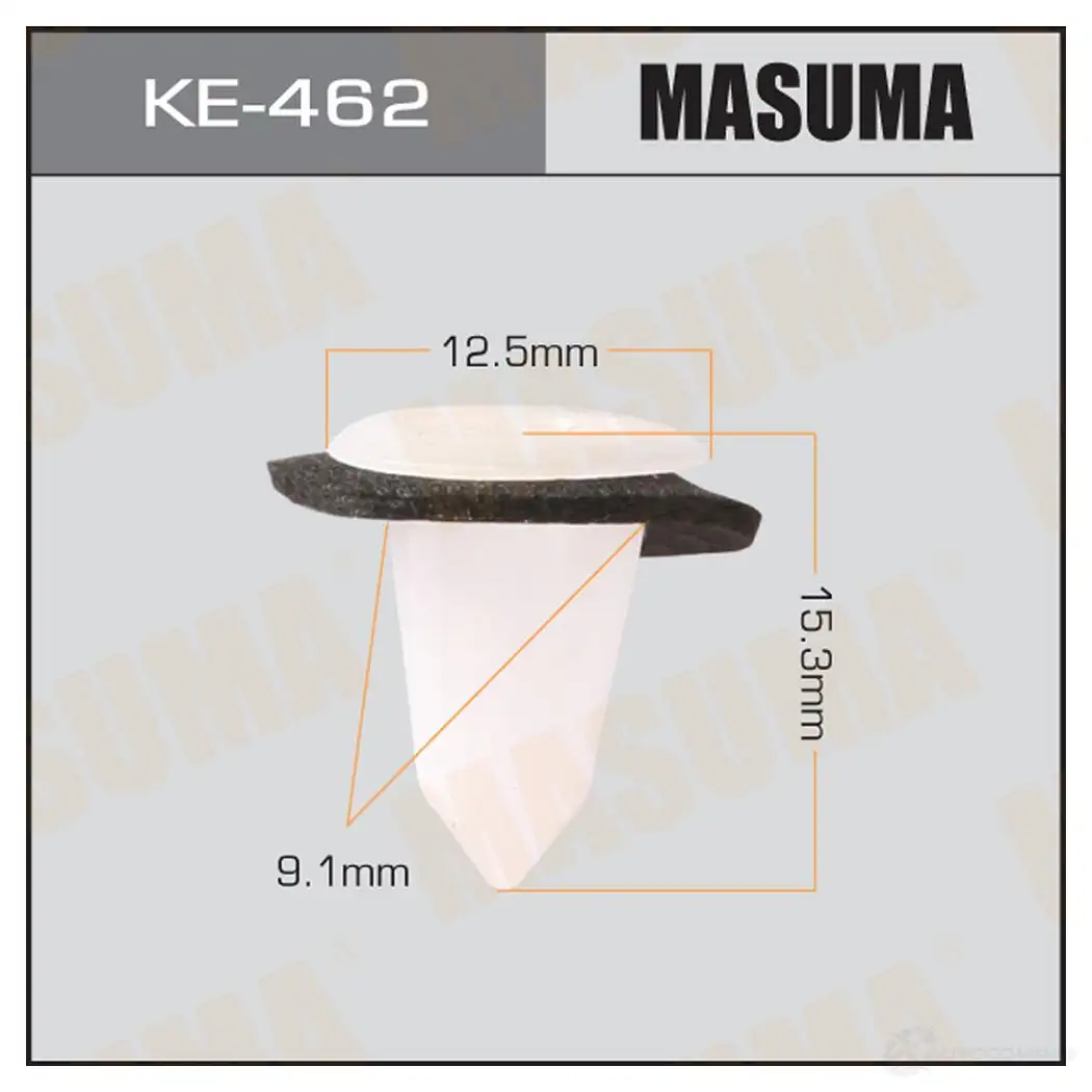Клипса пластиковая MASUMA KE-462 O 30GJGC 1422887213