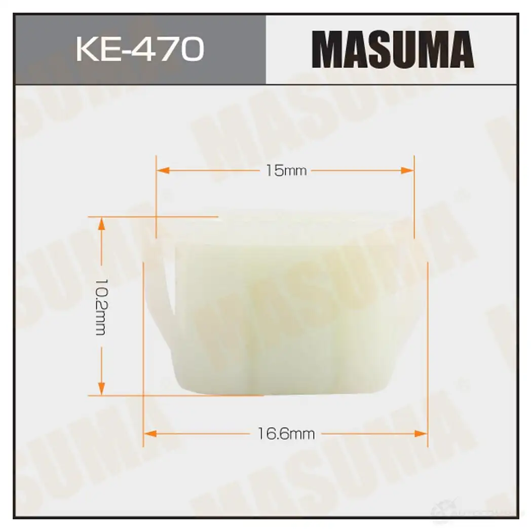Клипса пластиковая MASUMA KE-470 M8 MGUUA 1439697374