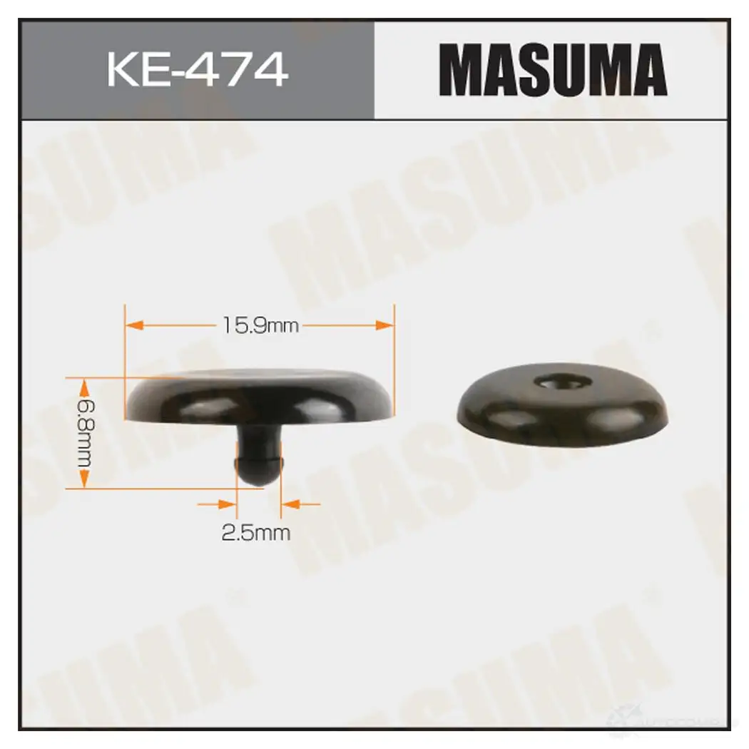 Клипса пластиковая MASUMA 3JTNGC X 1439697378 KE-474