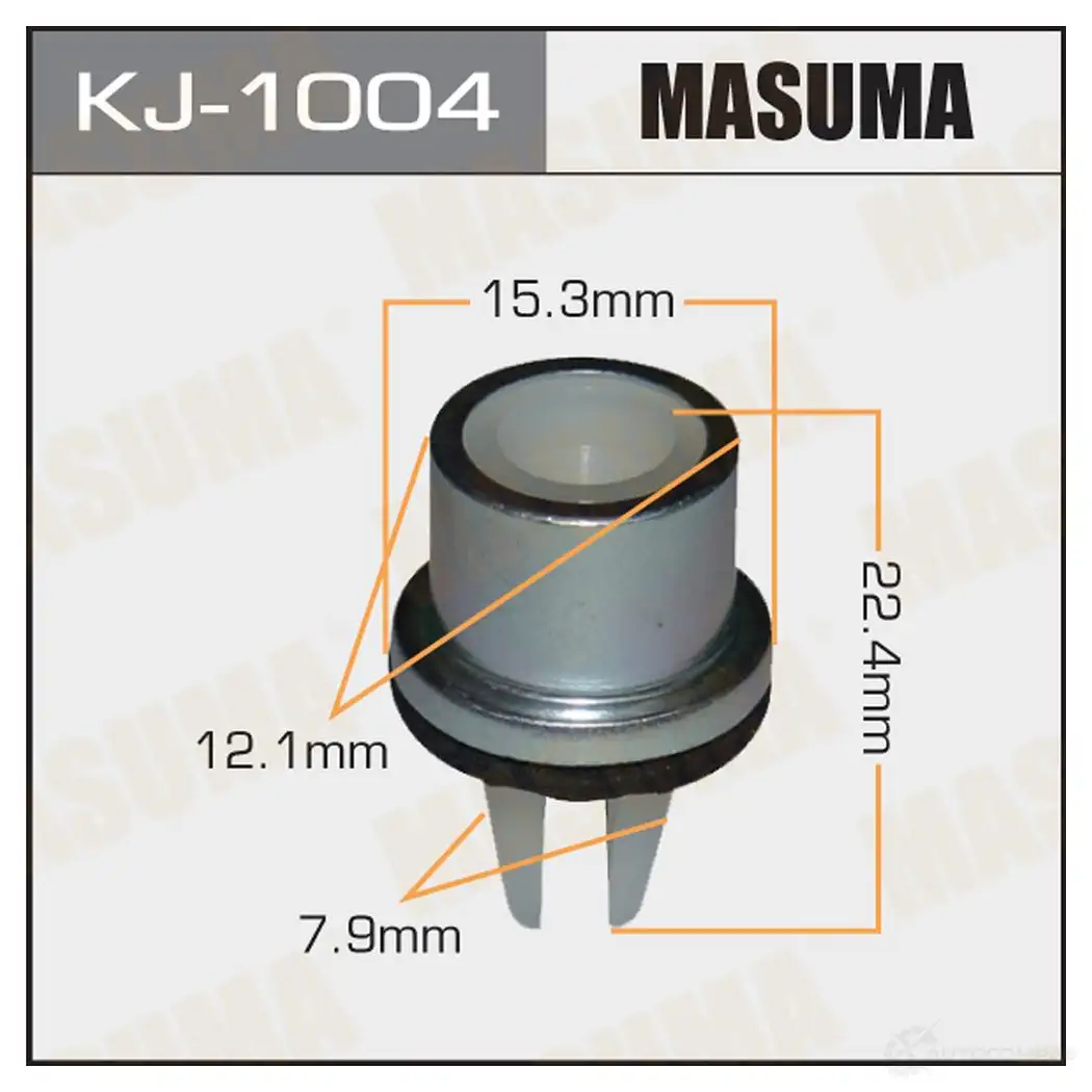 Клипса пластиковая MASUMA KJ-1004 XCO 8FVO 1422886653