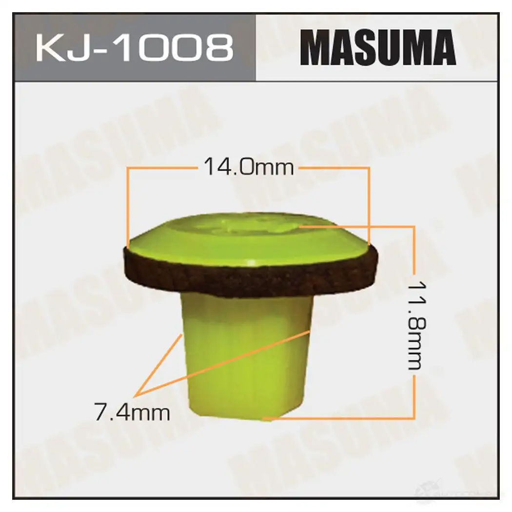 Клипса пластиковая MASUMA KJ-1008 TRER Y5K 1422886650
