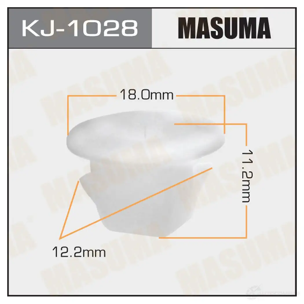 Клипса пластиковая MASUMA 5 9490 KJ-1028 1422887242