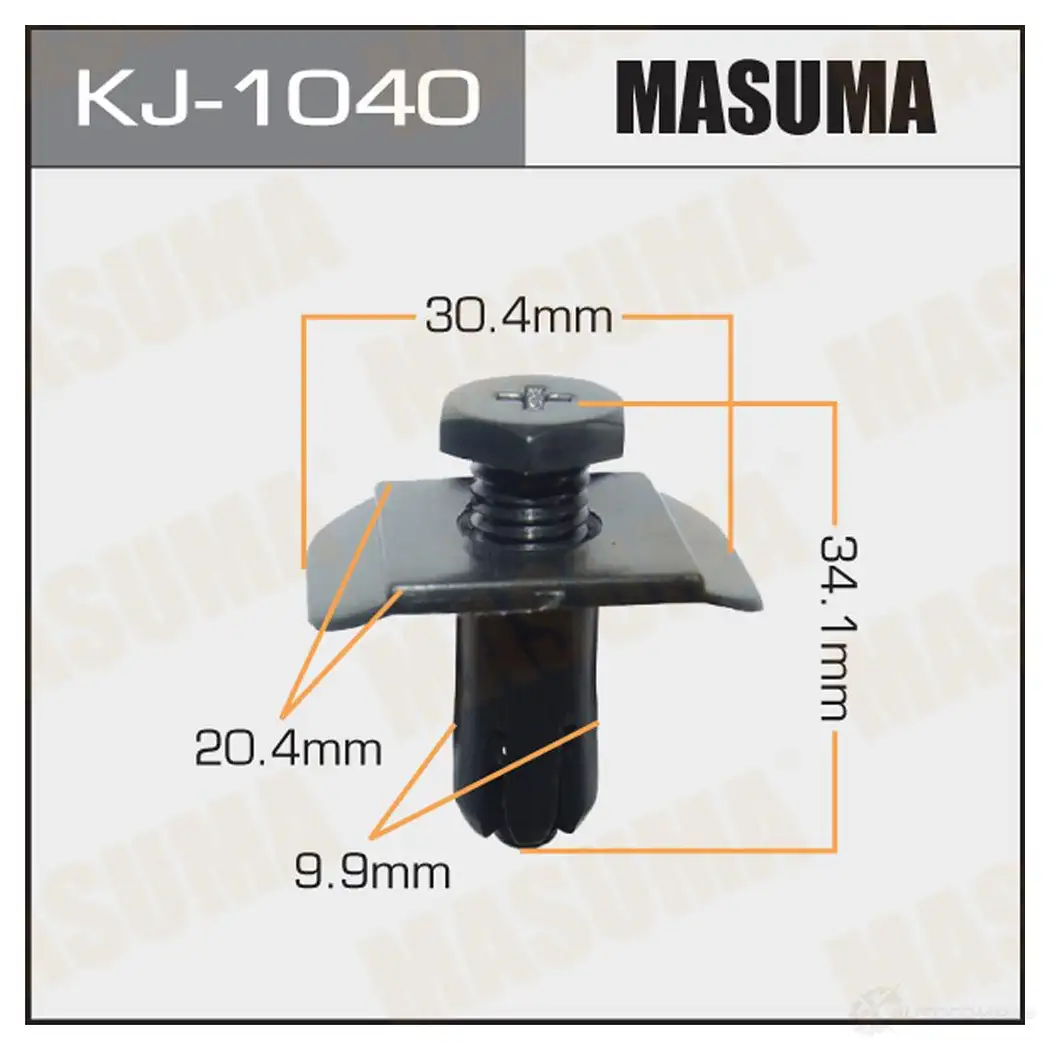 Клипса пластиковая MASUMA 7J7 0CAJ KJ-1040 1422886623