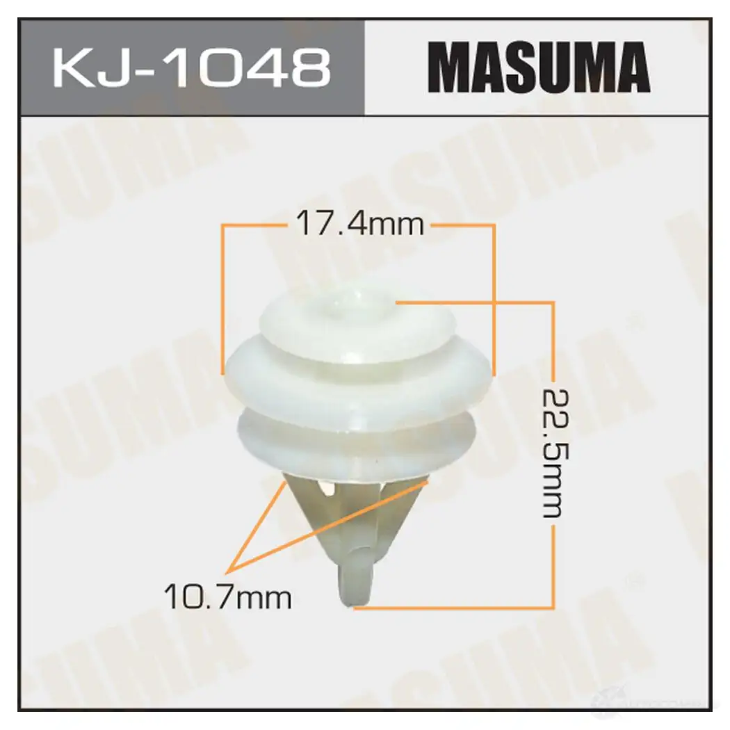 Клипса пластиковая MASUMA KJ-1048 PIX RZ 1422886475