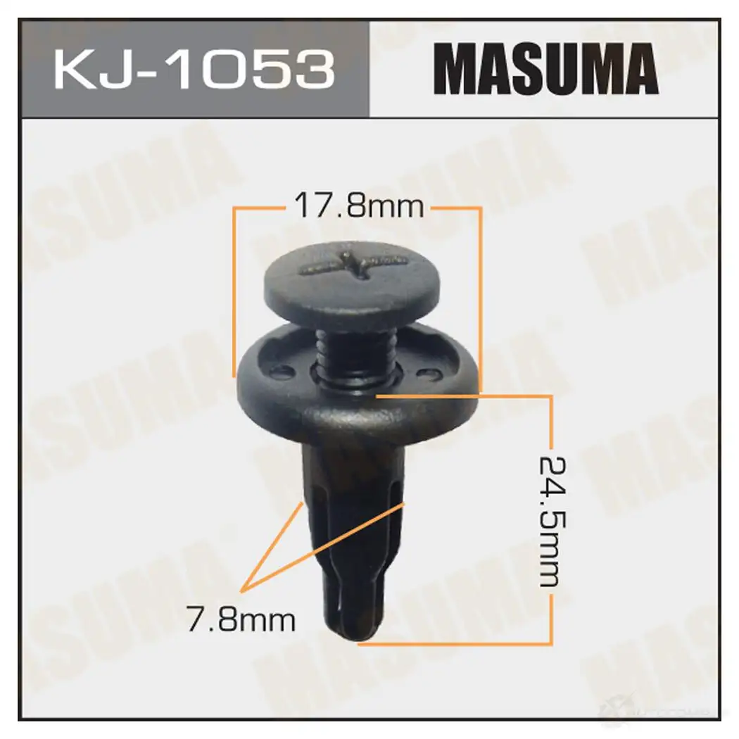 Клипса пластиковая MASUMA KJ-1053 3C AE7 1422886470