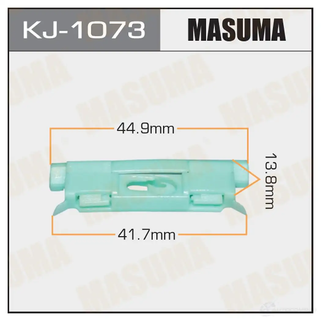 Клипса пластиковая MASUMA KJ-1073 CR 30VA 1422886497