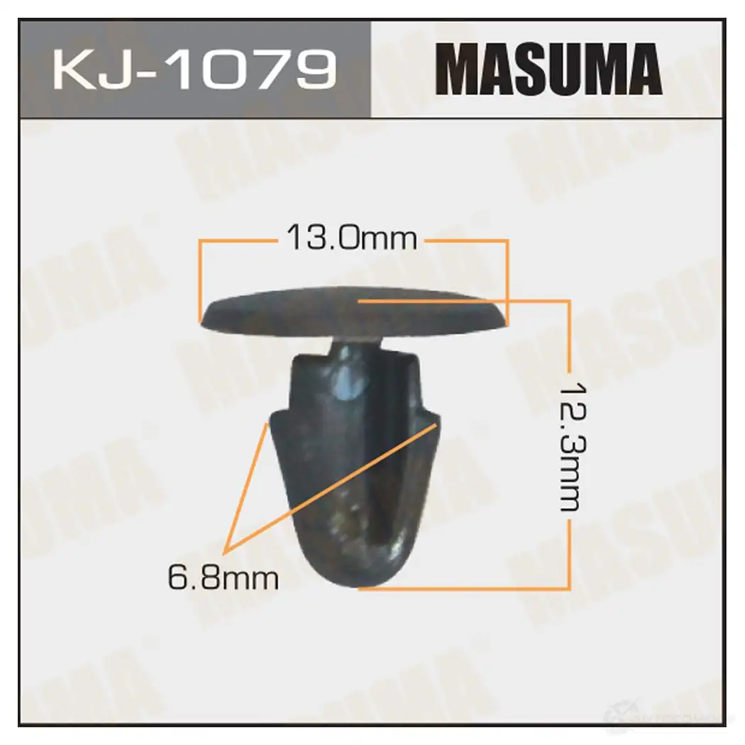 Клипса пластиковая MASUMA KJ-1079 4 IWCYB 1422887231