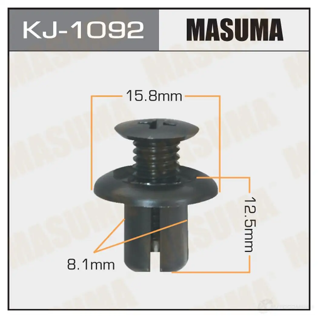 Клипса пластиковая MASUMA 1422886485 5 L0618 KJ-1092