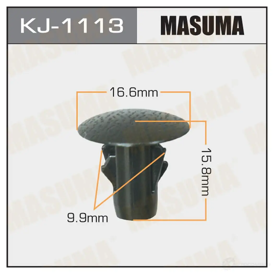 Клипса пластиковая MASUMA KJ-1113 JX LC4QI 1422886515