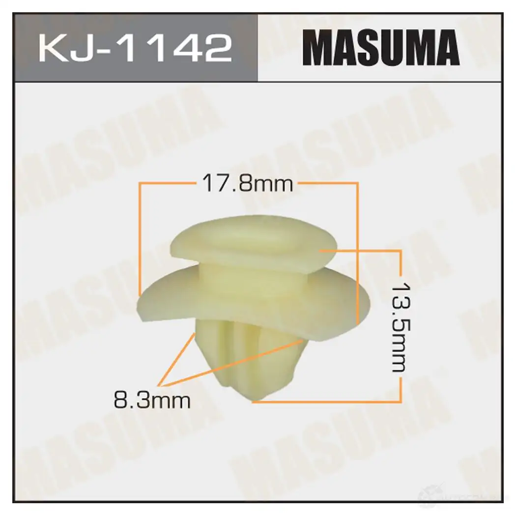Клипса пластиковая MASUMA 7M1CU U8 KJ-1142 1422886503