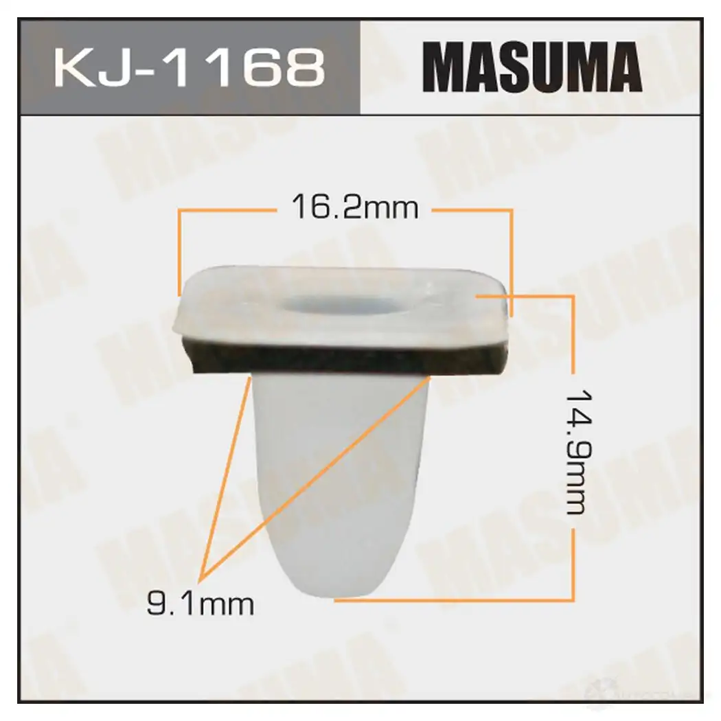 Клипса пластиковая MASUMA Y0RL X 1422886607 KJ-1168