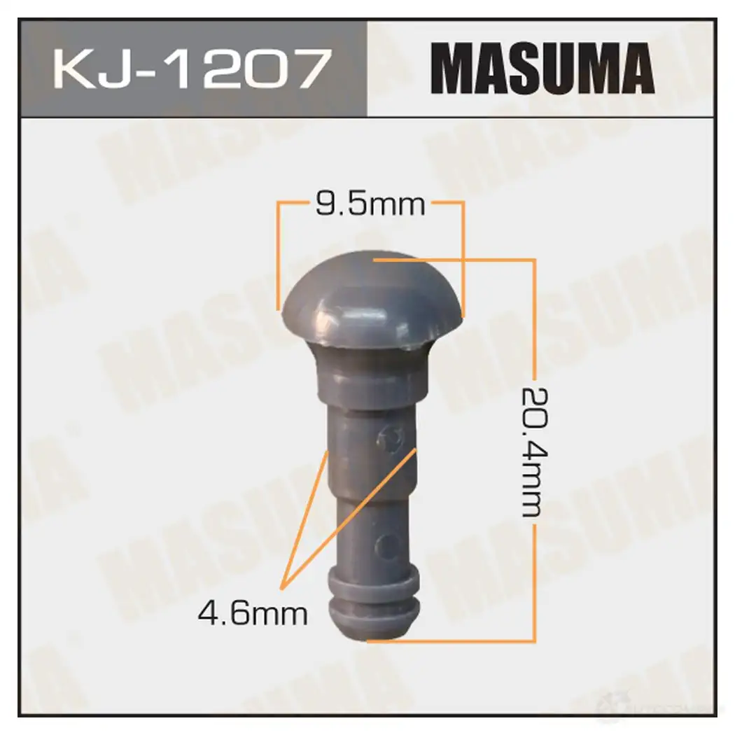 Клипса пластиковая MASUMA 1422886589 JFW F6N KJ-1207