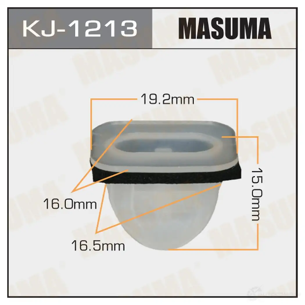 Клипса пластиковая MASUMA Y65AT WK KJ-1213 1422886586