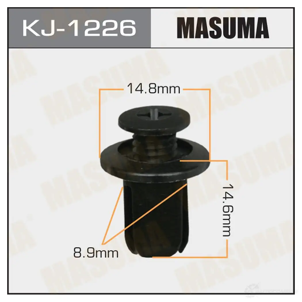 Клипса пластиковая MASUMA KJ-1226 1422887275 BZ8Y 9