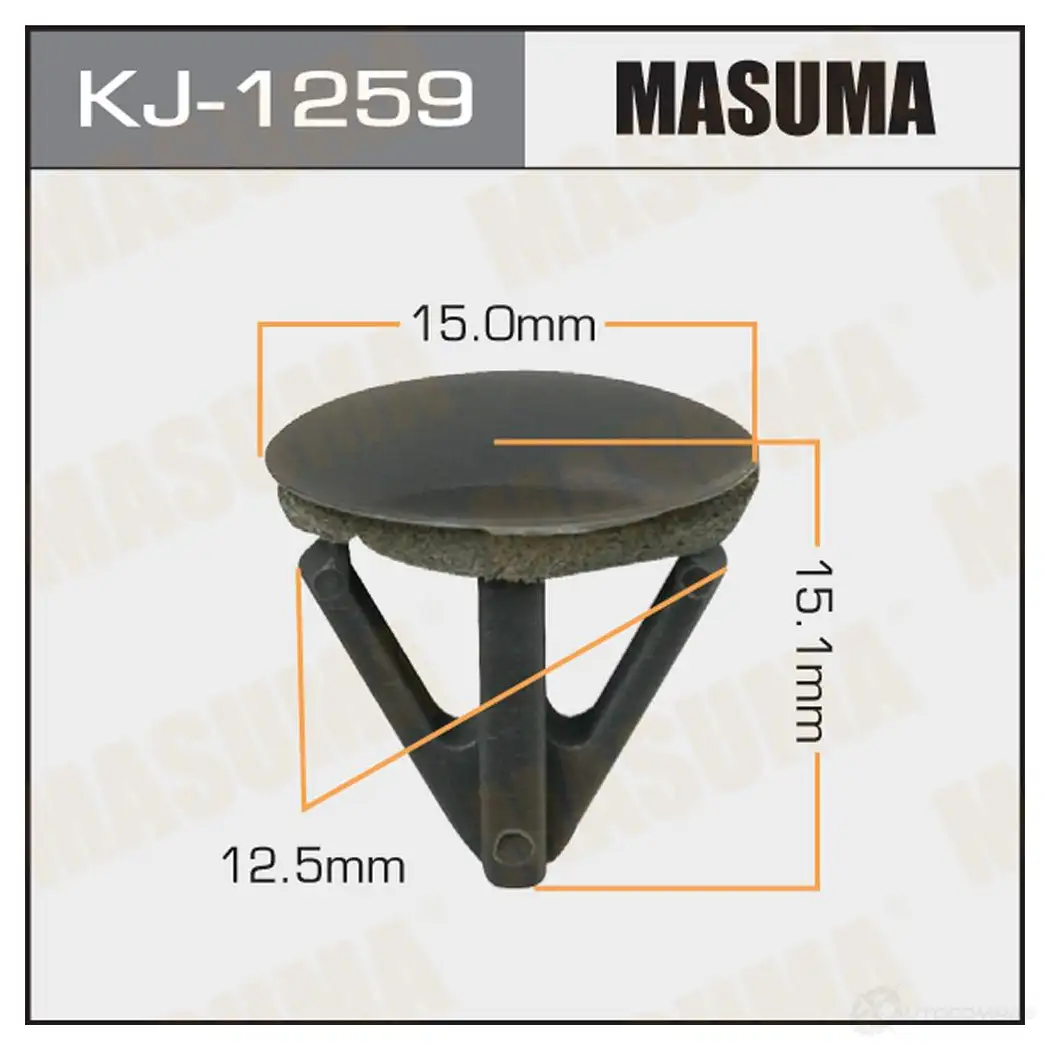 Клипса пластиковая MASUMA TI0V ZY KJ-1259 1422886529