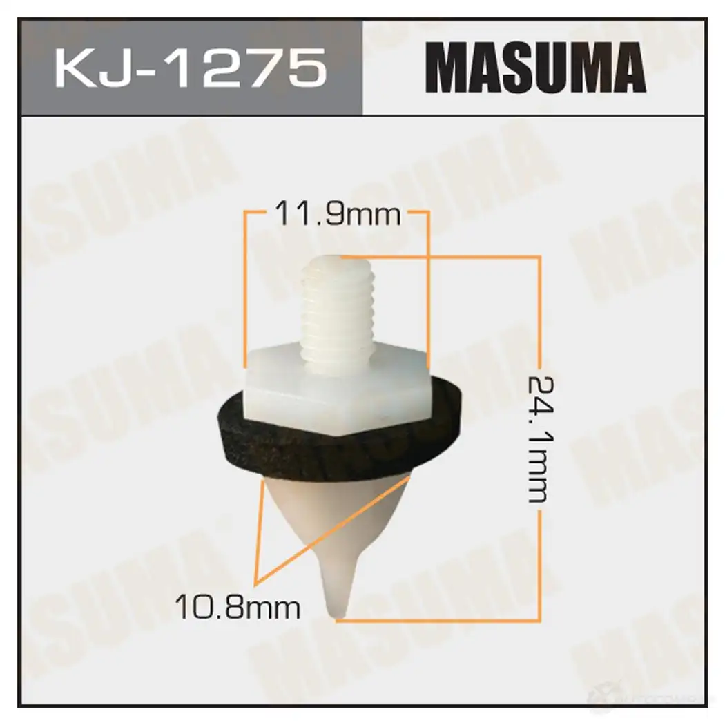 Клипса пластиковая MASUMA KJ-1275 1422886559 8MMIS 95