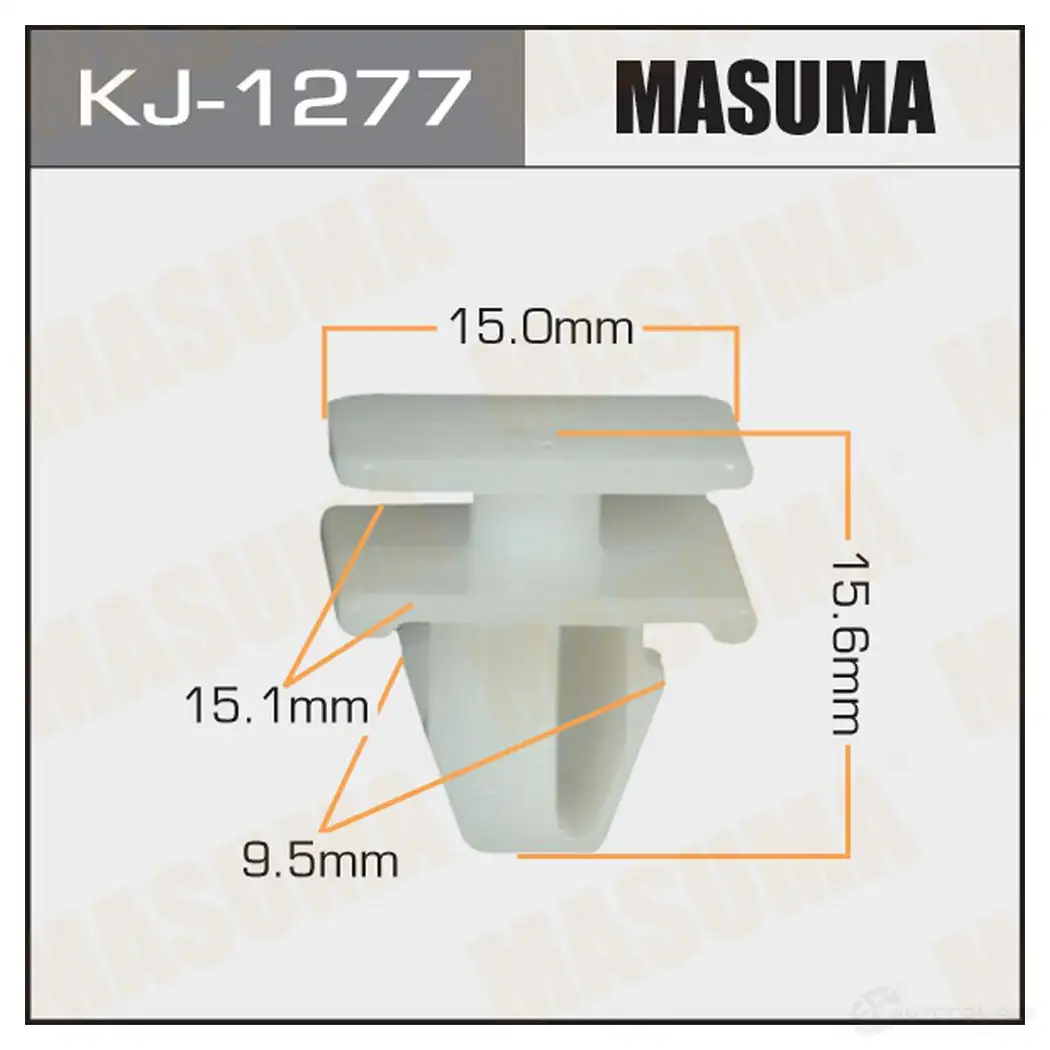 Клипса пластиковая MASUMA FMP O1J5 KJ-1277 1422886558