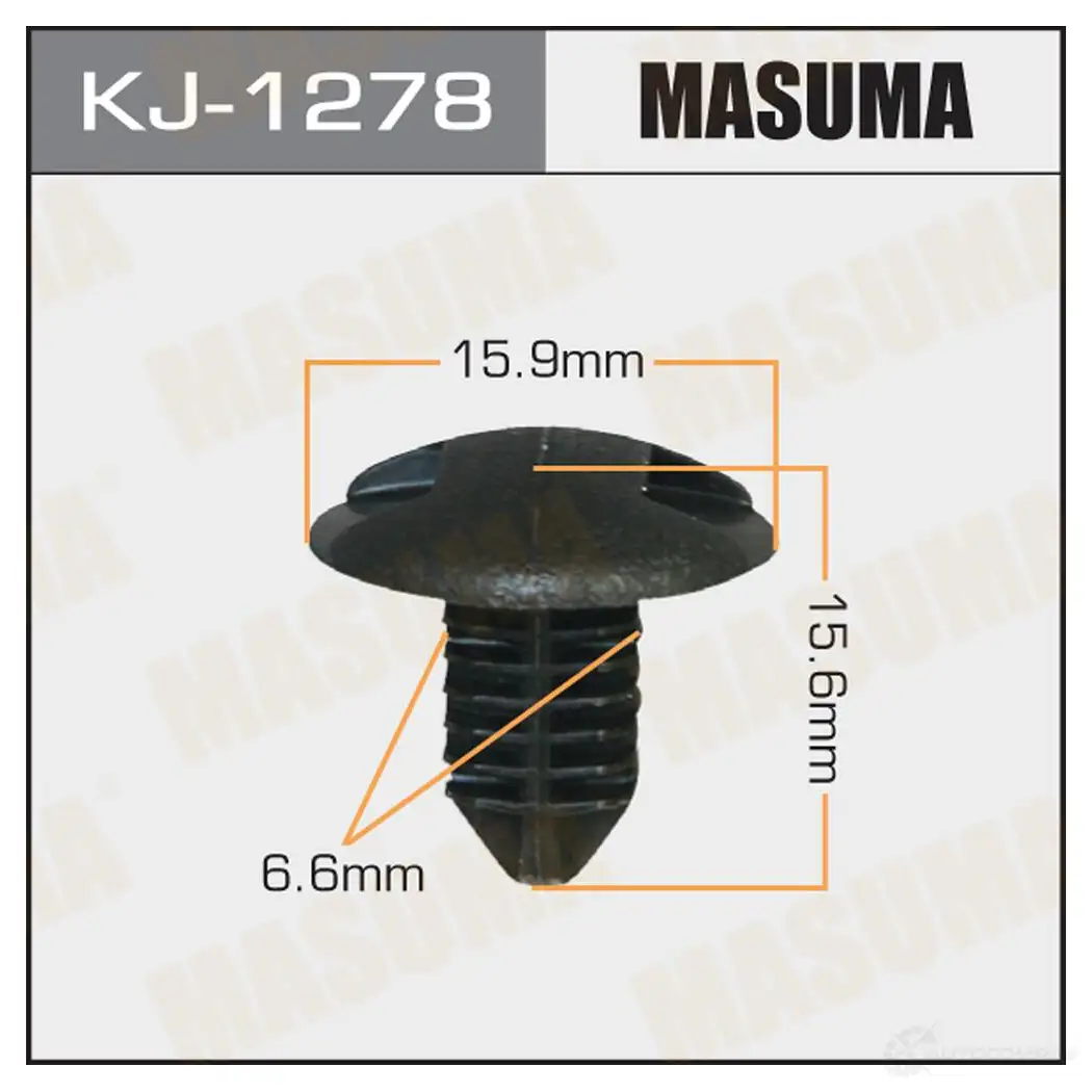 Клипса пластиковая MASUMA IAG GI KJ-1278 1422886557